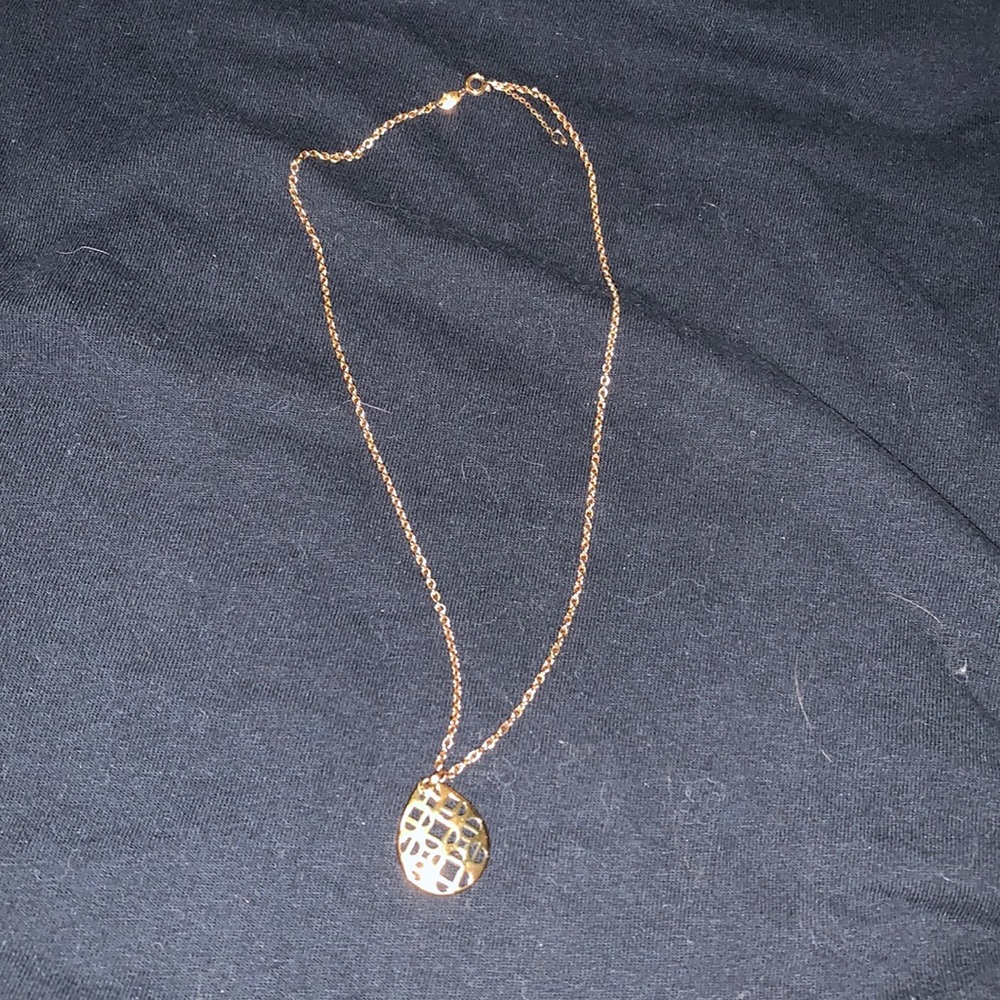 Fossil Rose Gold Necklace